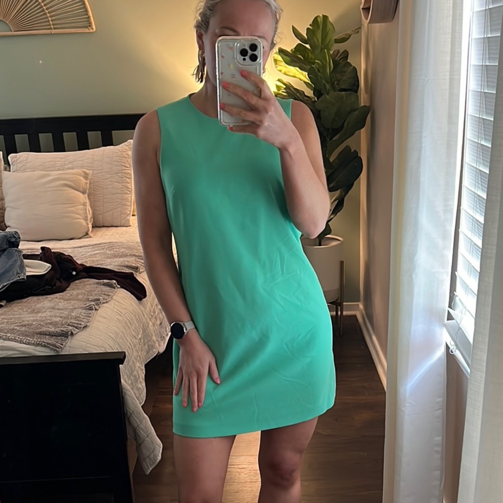 Alice + Olivia Green Sleeveless Dress